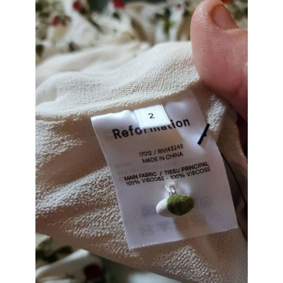 Reformation Marcy dress in Regency sz 2 - Picture 4 of 5